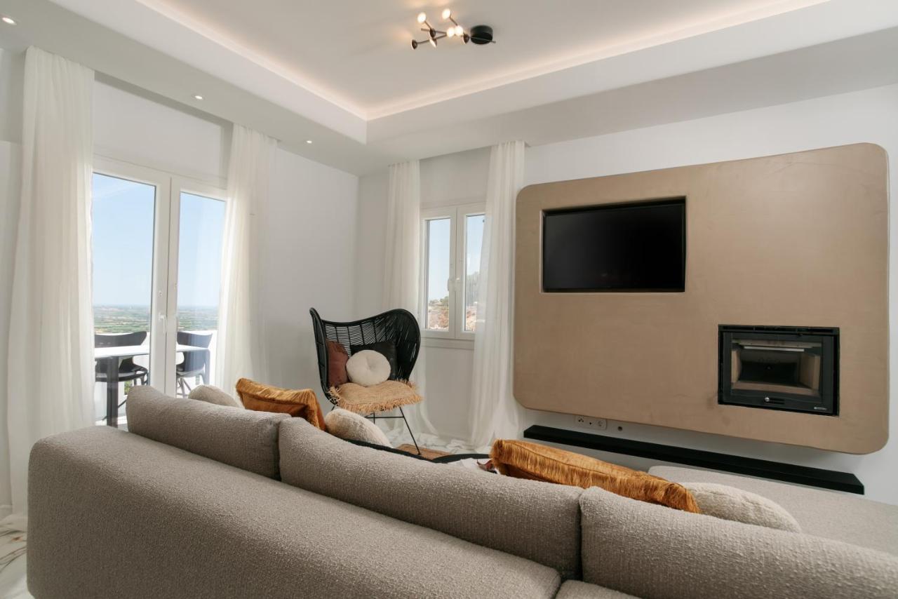 Wow Panoramic View Deluxe Villas Angídia Kültér fotó